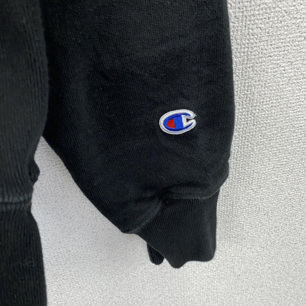 Champion　チャンピオン　リバースウィーブ　スウェットパーカー/フーディー　黒　ブラック　Sサイズ トレーナー スウェットトップス フード付き 古着