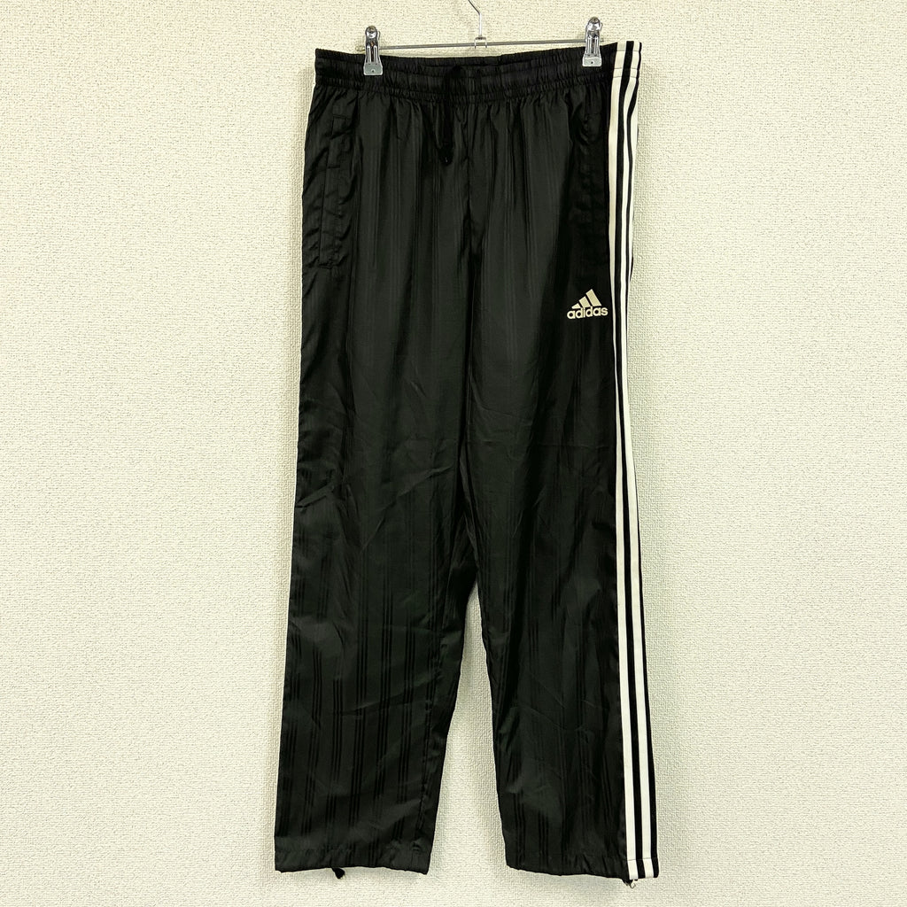 adidas　アディダス　トラックパンツ/トレーニングパンツ　黒　ブラック　Lサイズ　古着
