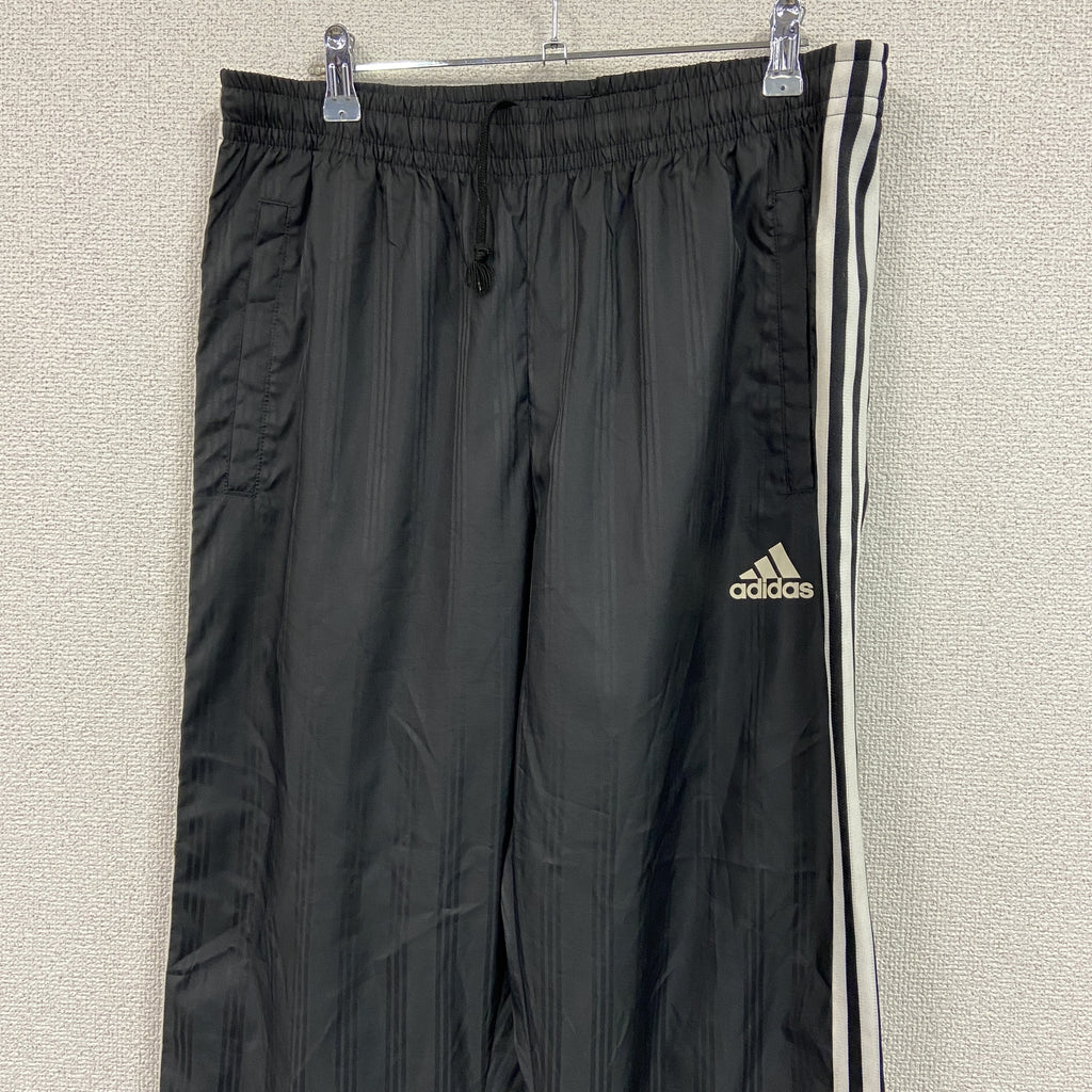 adidas　アディダス　トラックパンツ/トレーニングパンツ　黒　ブラック　Lサイズ　古着