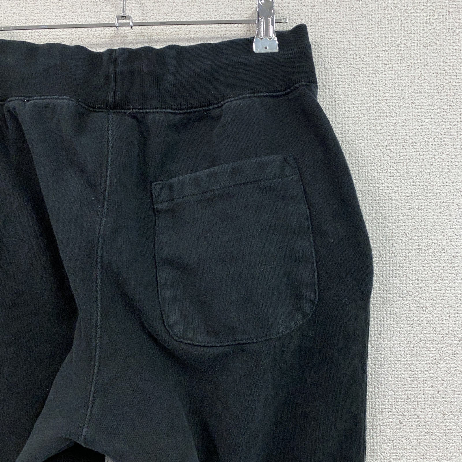 Champion　チャンピオン　リバースウィーブ　スウェットパンツ　ヘビーウエイト　デカロゴ　現行　黒　ブラック　Mサイズ　古着