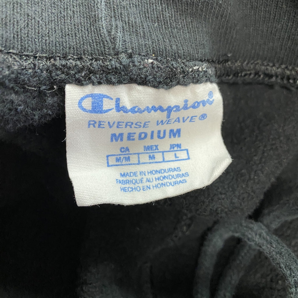 Champion　チャンピオン　リバースウィーブ　スウェットパンツ　ヘビーウエイト　デカロゴ　現行　黒　ブラック　Mサイズ　古着
