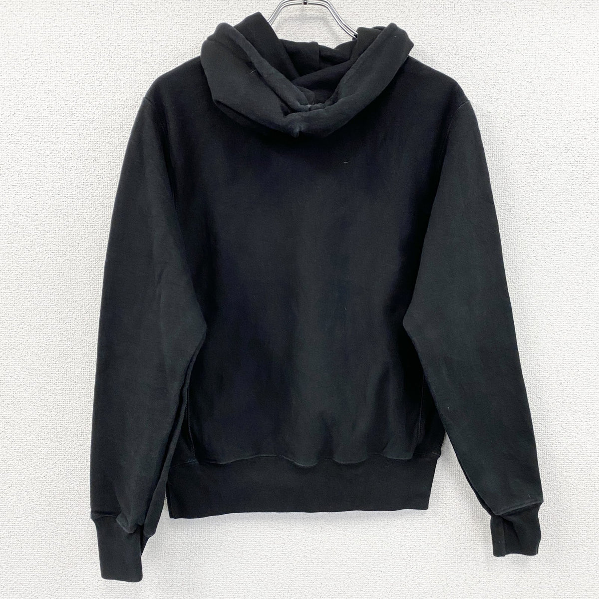 Champion　チャンピオン　リバースウィーブ　スウェットパーカー/フーディー　黒　ブラック　Sサイズ トレーナー スウェットトップス フード付き 古着