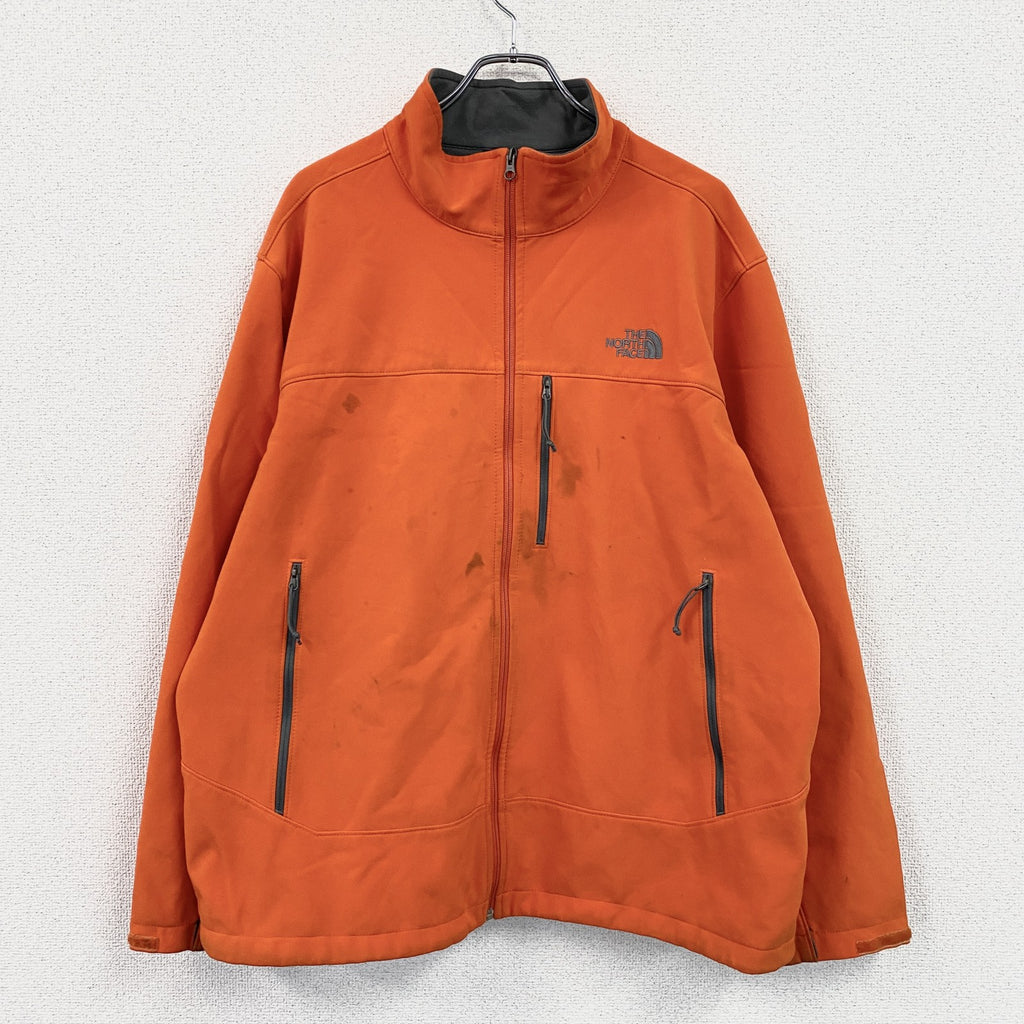 THE NORTH FACE　ザ・ノースフェイス　Apex Bionic Jacket　刺繍ロゴ　オレンジ　2XLサイズ　古着