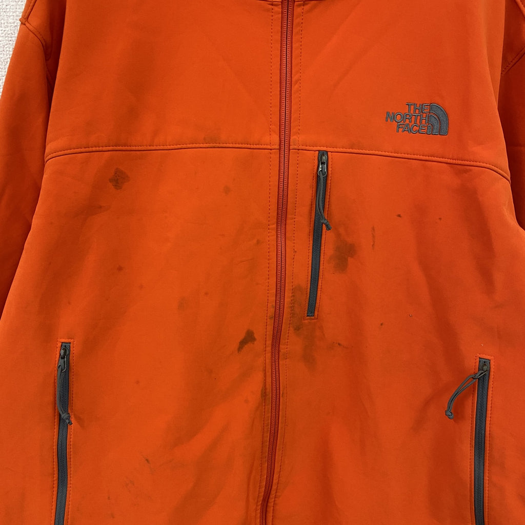 THE NORTH FACE　ザ・ノースフェイス　Apex Bionic Jacket　刺繍ロゴ　オレンジ　2XLサイズ　古着