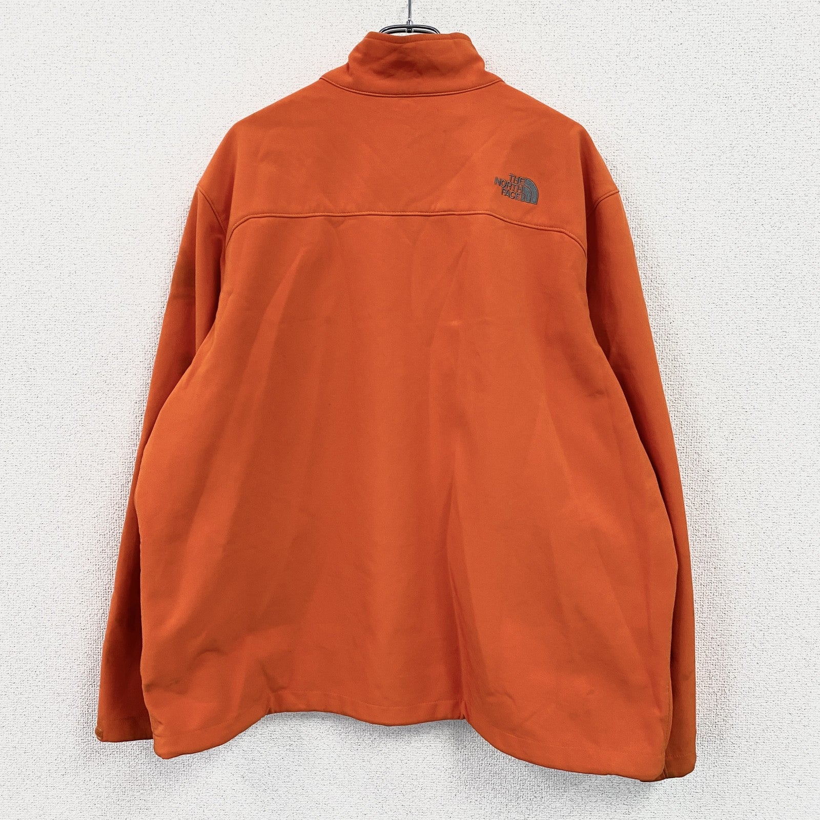THE NORTH FACE　ザ・ノースフェイス　Apex Bionic Jacket　刺繍ロゴ　オレンジ　2XLサイズ　古着
