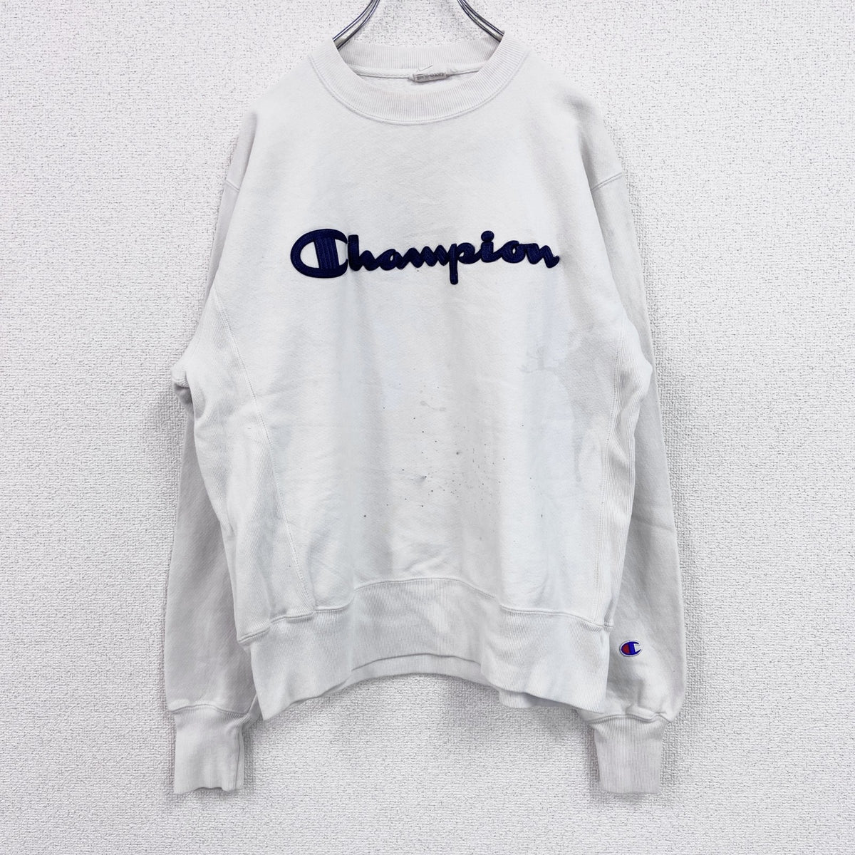Champion　チャンピオン　リバースウィーブ　スウェット/トレーナー　白　ホワイト　Mサイズ　古着