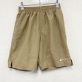 NIKE　ナイキ　ハーフパンツ/ショートパンツ　スウッシュ　ベージュ　Sサイズ　古着
