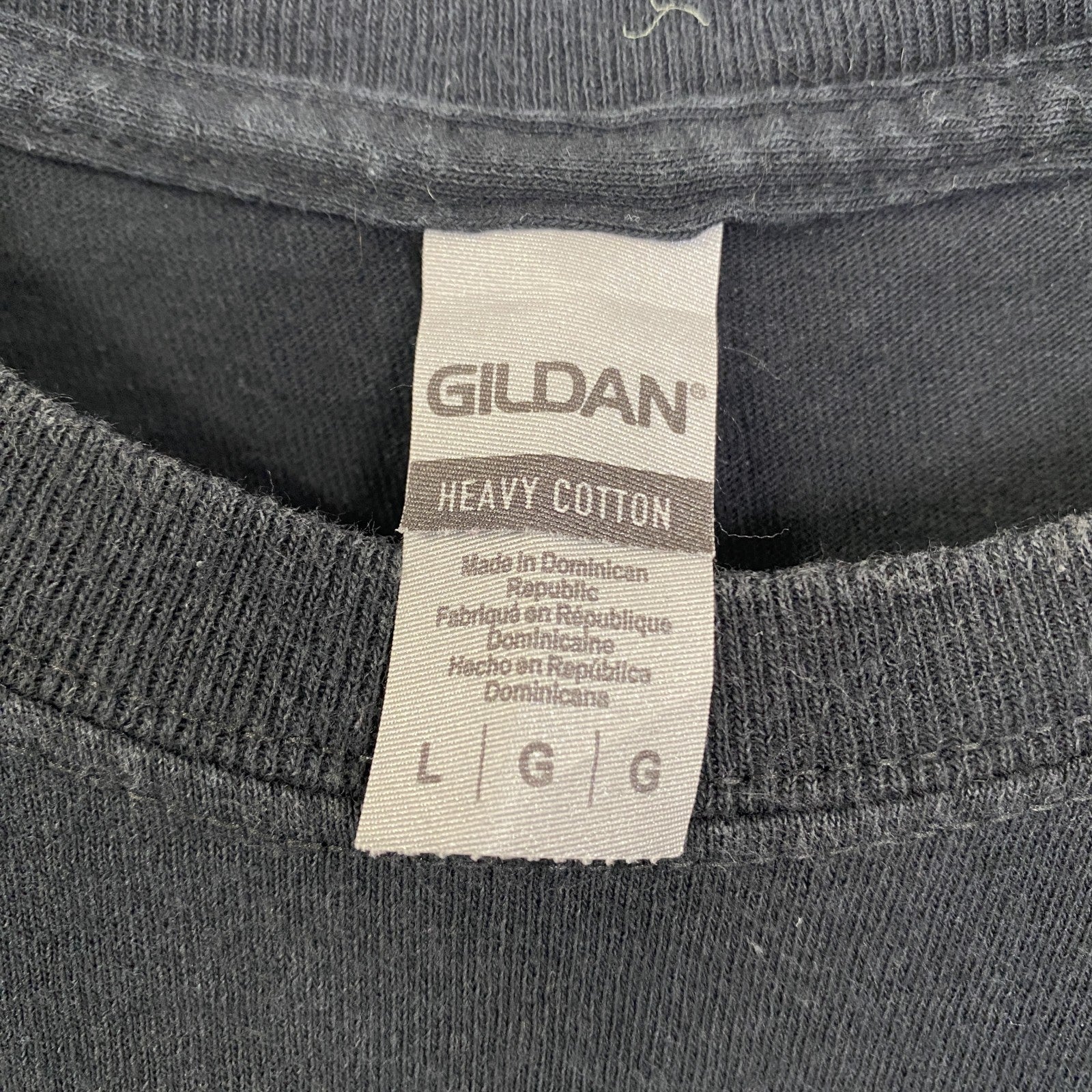 GILDAN ギルダン　半袖プリントTシャツ　クルーネック　MLB　ダイヤモンドバックス　黒　ブラック　Lサイズ　古着