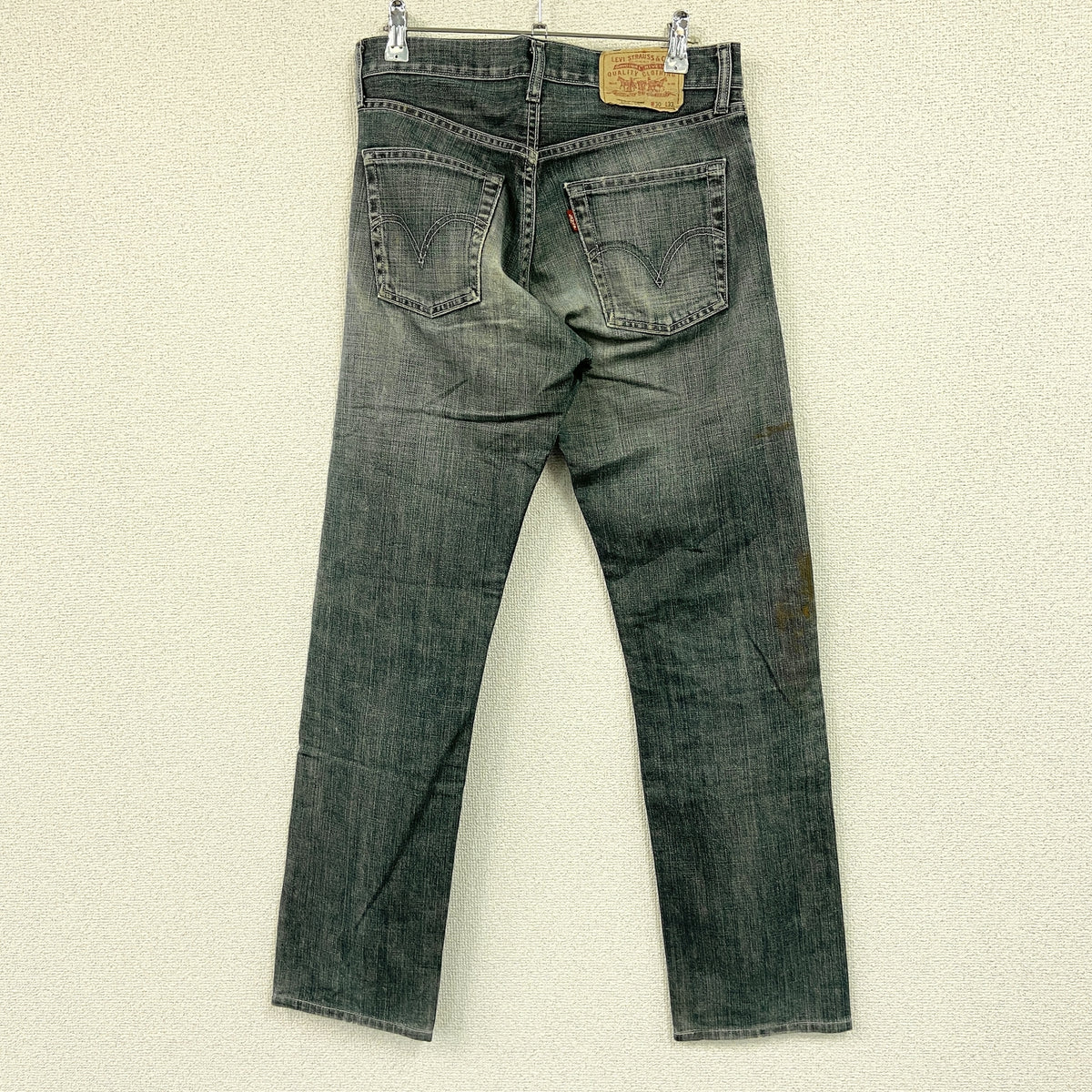 Levi's　リーバイス　505　デニムパンツ　ジップフライ　インディゴ　W30サイズ　古着