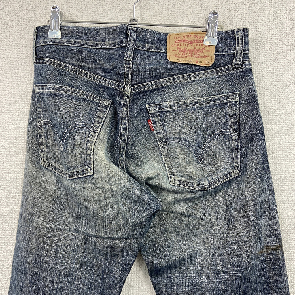 Levi's　リーバイス　505　デニムパンツ　ジップフライ　インディゴ　W30サイズ　古着