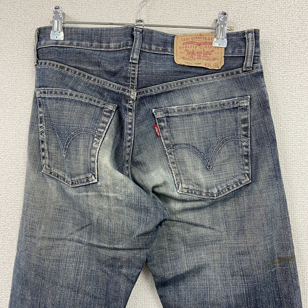 Levi's　リーバイス　505　デニムパンツ　ジップフライ　インディゴ　W30サイズ　古着