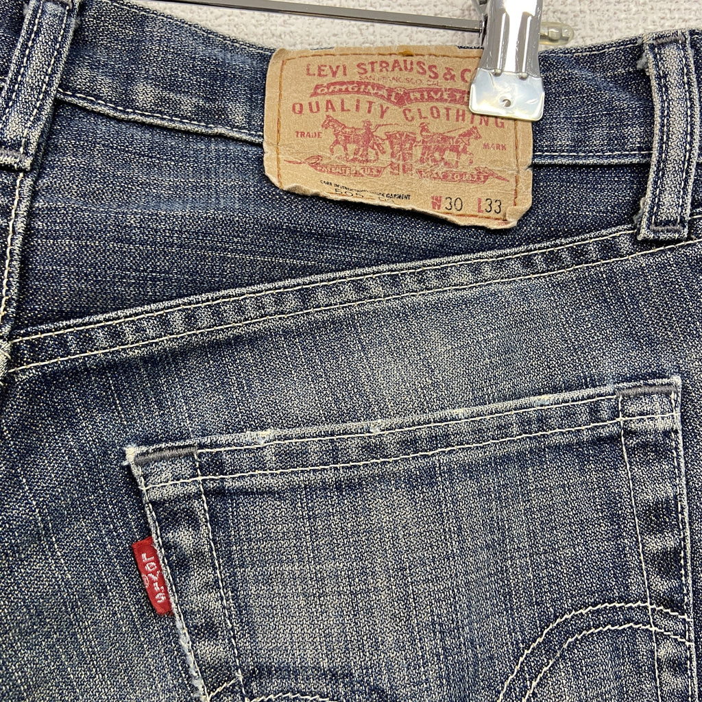 Levi's　リーバイス　505　デニムパンツ　ジップフライ　インディゴ　W30サイズ　古着