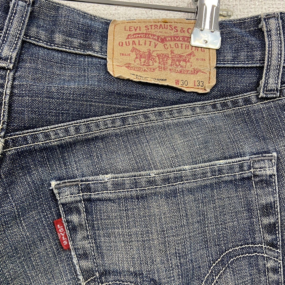 Levi's　リーバイス　505　デニムパンツ　ジップフライ　インディゴ　W30サイズ　古着