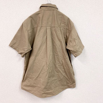 Carhartt　カーハート　半袖ワークシャツ　ボタンダウン　ダブルポケット　ベージュ　Lサイズ