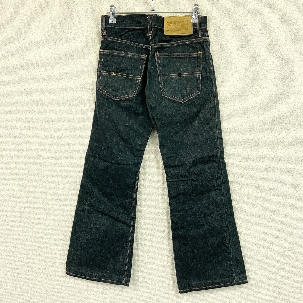 Stevens　スティーブンソン　デニムパンツ　ジップフライ　インディゴ　W28サイズ　古着