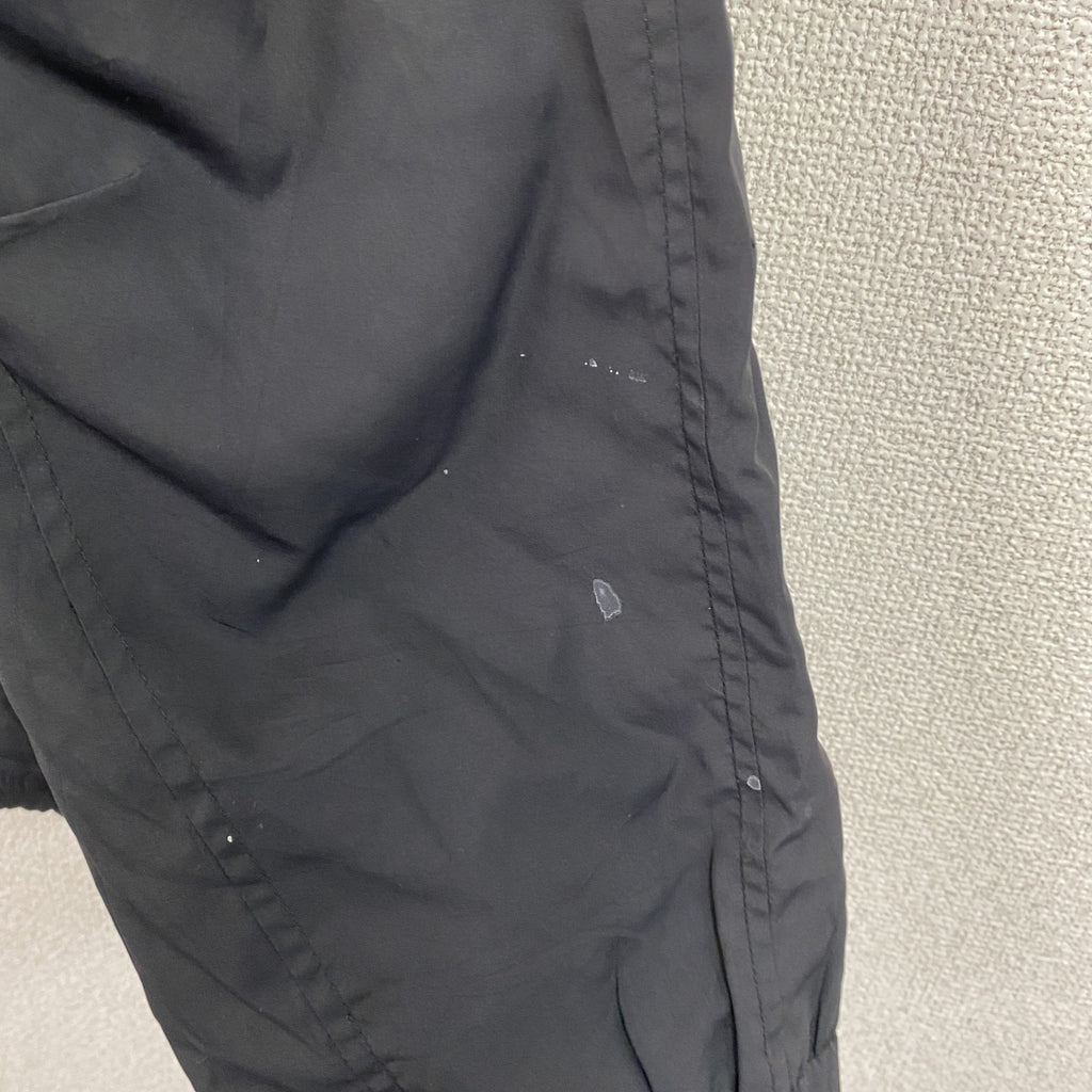 Sport－Tek　プルオーバージャケット　Vネック　ワッペン　黒　ブラック　赤　レッド　XLサイズ ウインドブレーカー ナイロンアウター メンズ 古着