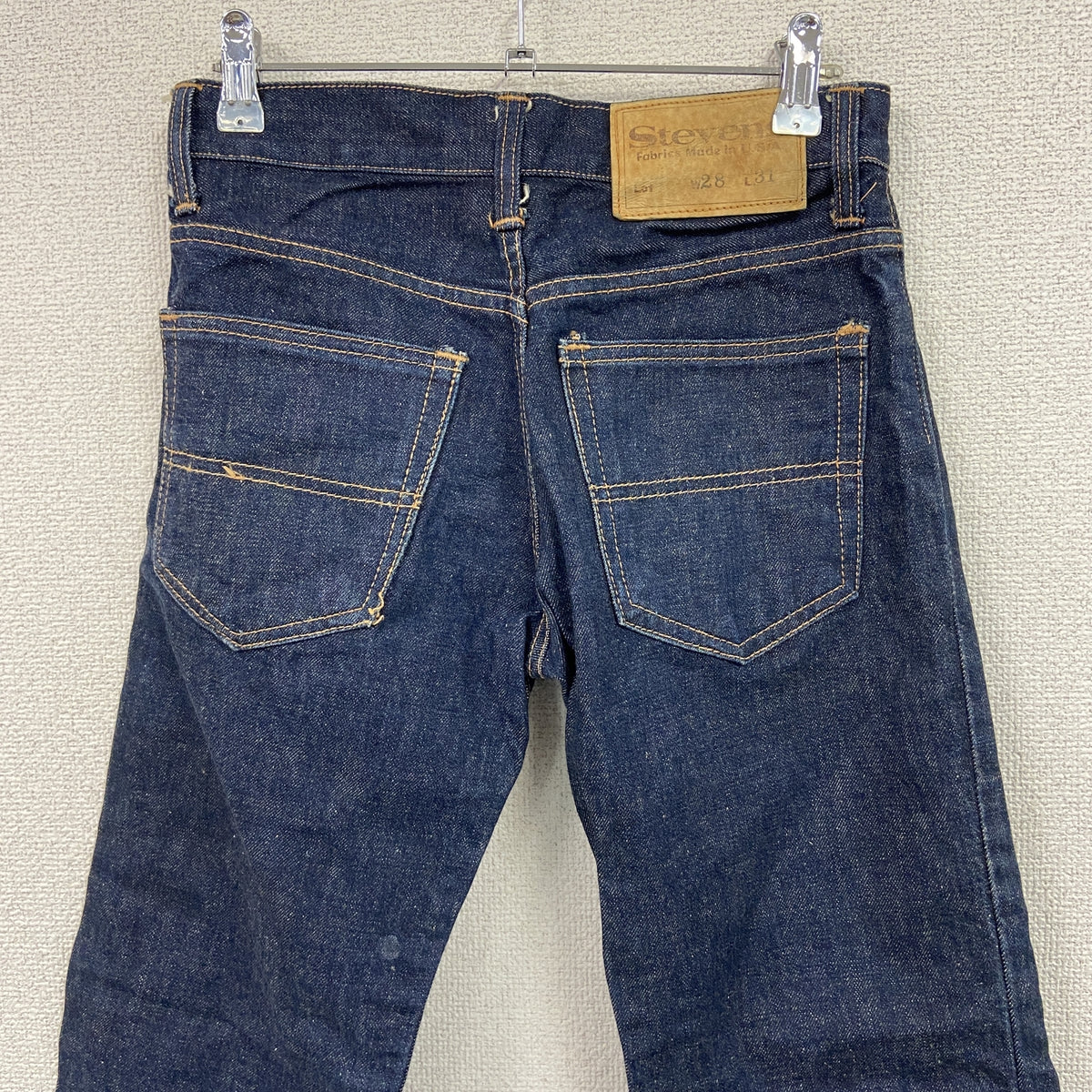 Stevens　スティーブンソン　デニムパンツ　ジップフライ　インディゴ　W28サイズ　古着