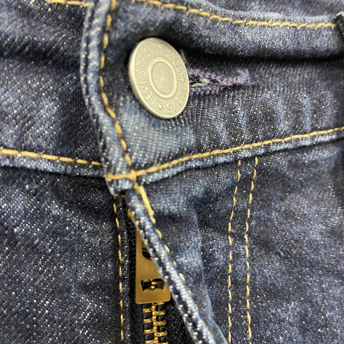 Levi's　リーバイス　502　デニムパンツ　ジップフライ　インディゴ　W30サイズ　古着