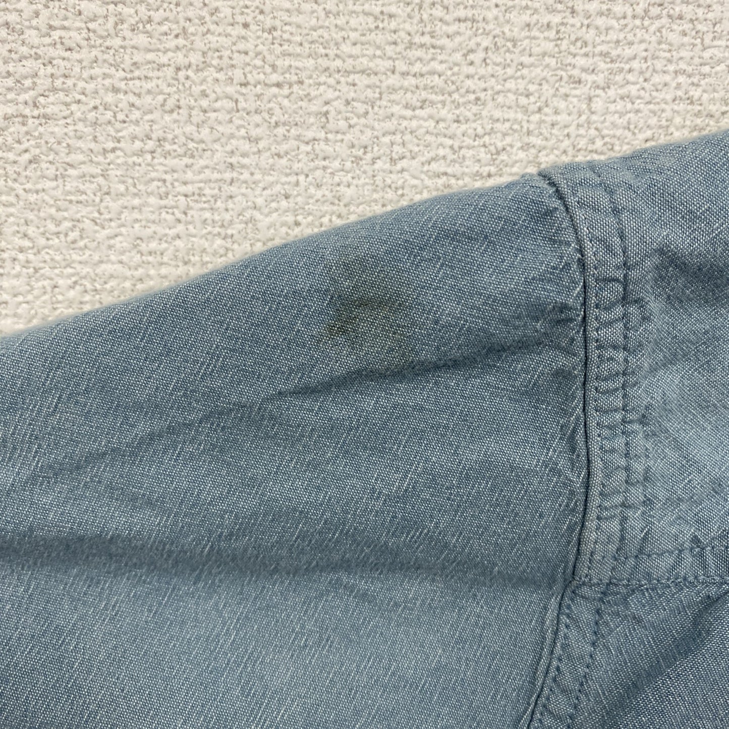 Carhartt　カーハート　半袖ボタンダウンシャツ　ダブルポケット　無地　青　ブルー　2XLサイズ