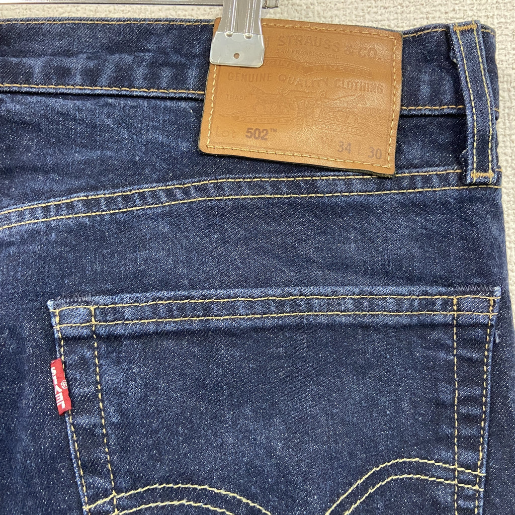 Levi's　リーバイス　502　デニムパンツ　ジップフライ　インディゴ　W30サイズ　古着