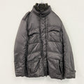 23区 HOMME　PERTEX　オンワード樫山　ダウンジャケット　比翼仕立て　4つポケット　フラップポケット　ダークブラウン　古着