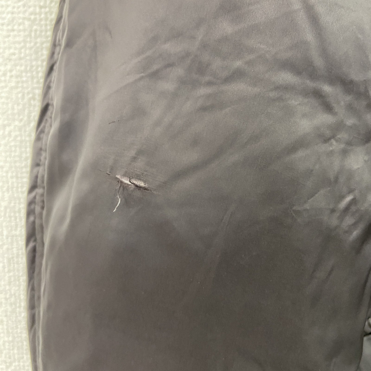 23区 HOMME　PERTEX　オンワード樫山　ダウンジャケット　比翼仕立て　4つポケット　フラップポケット　ダークブラウン　古着