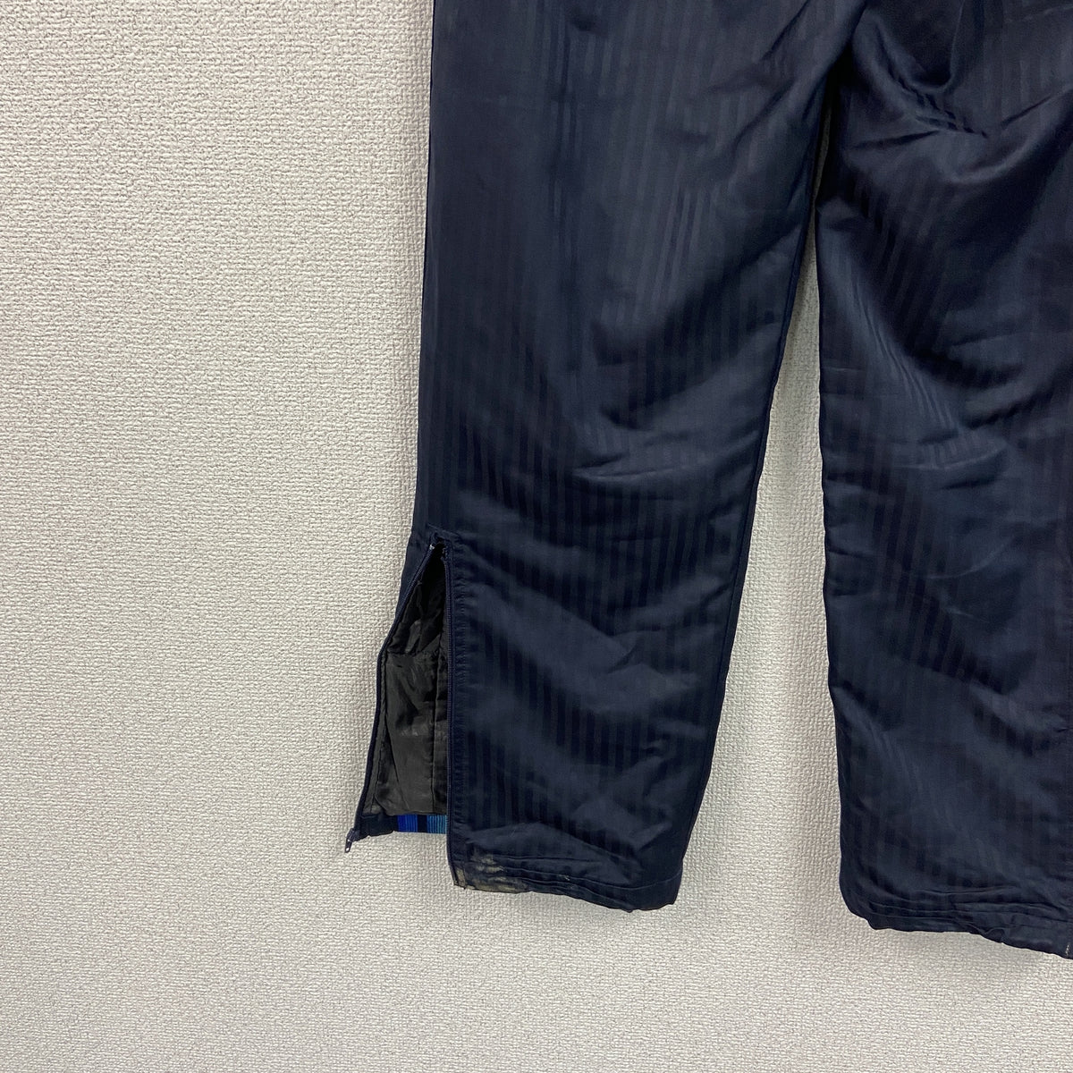 adidas　アディダス　トラックパンツ/トレーニングパンツ　紺　ネイビー　Sサイズ　古着