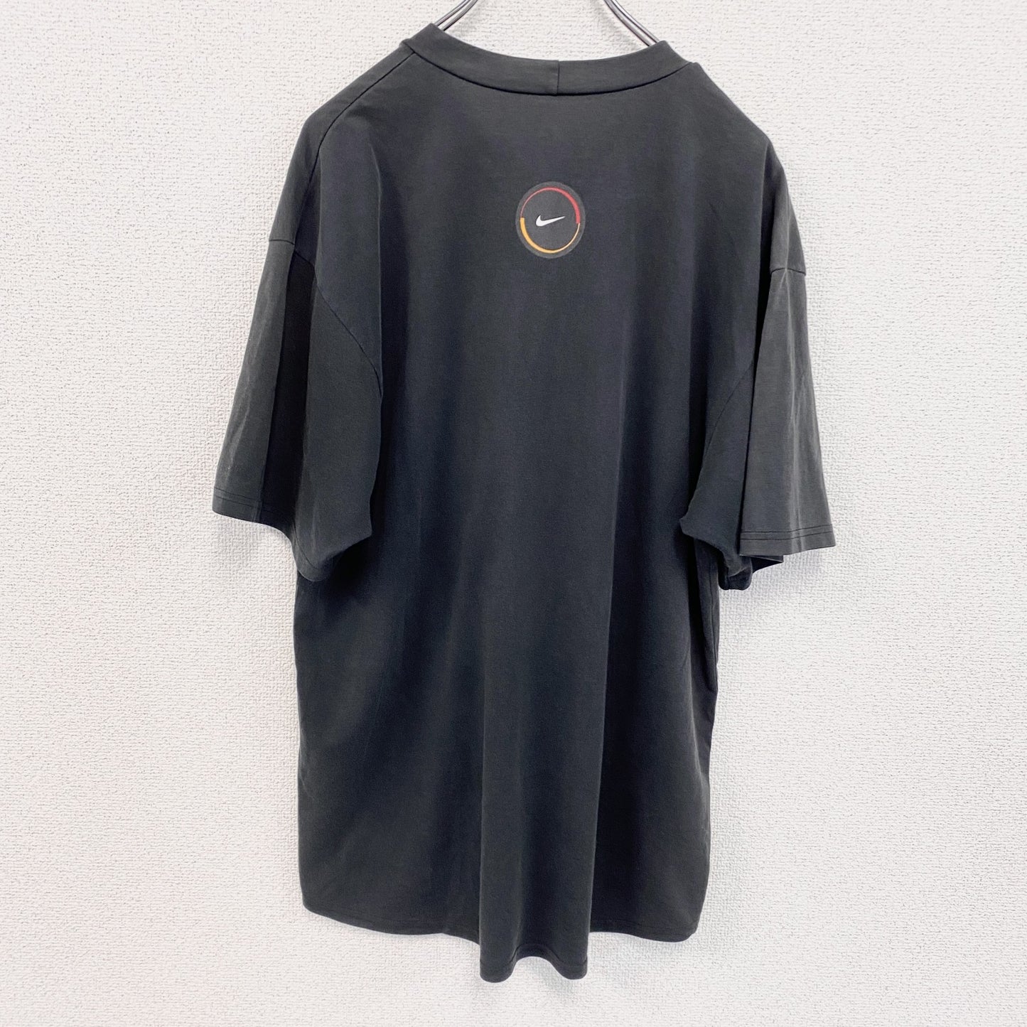 NIKE　ナイキ　半袖プリントTシャツ　フェード　黒　ブラック　Lサイズ
