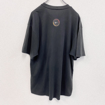 NIKE　ナイキ　半袖プリントTシャツ　フェード　黒　ブラック　Lサイズ