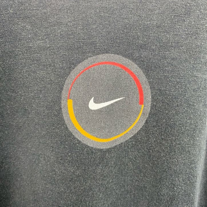 NIKE　ナイキ　半袖プリントTシャツ　フェード　黒　ブラック　Lサイズ
