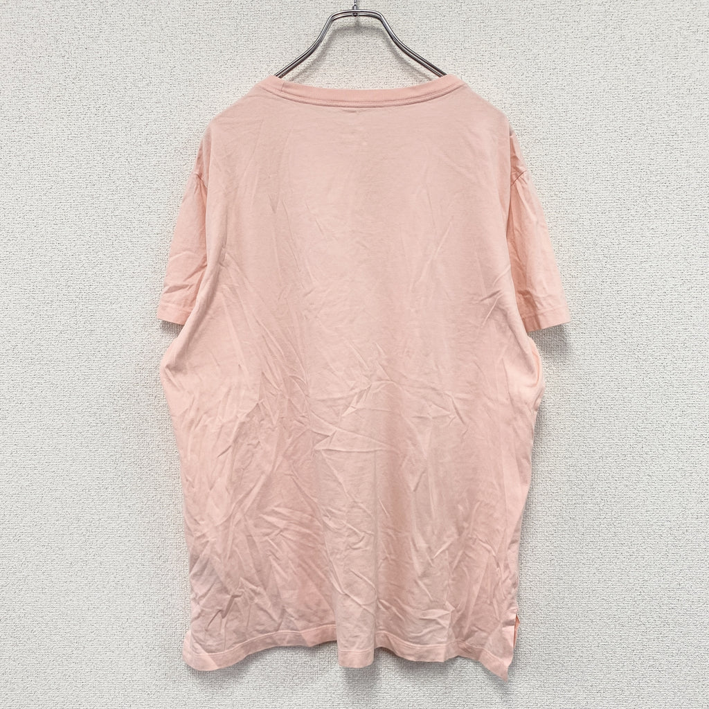 NIKE　ナイキ　半袖プリントTシャツ　デカロゴ　ピンク　XLサイズ　古着
