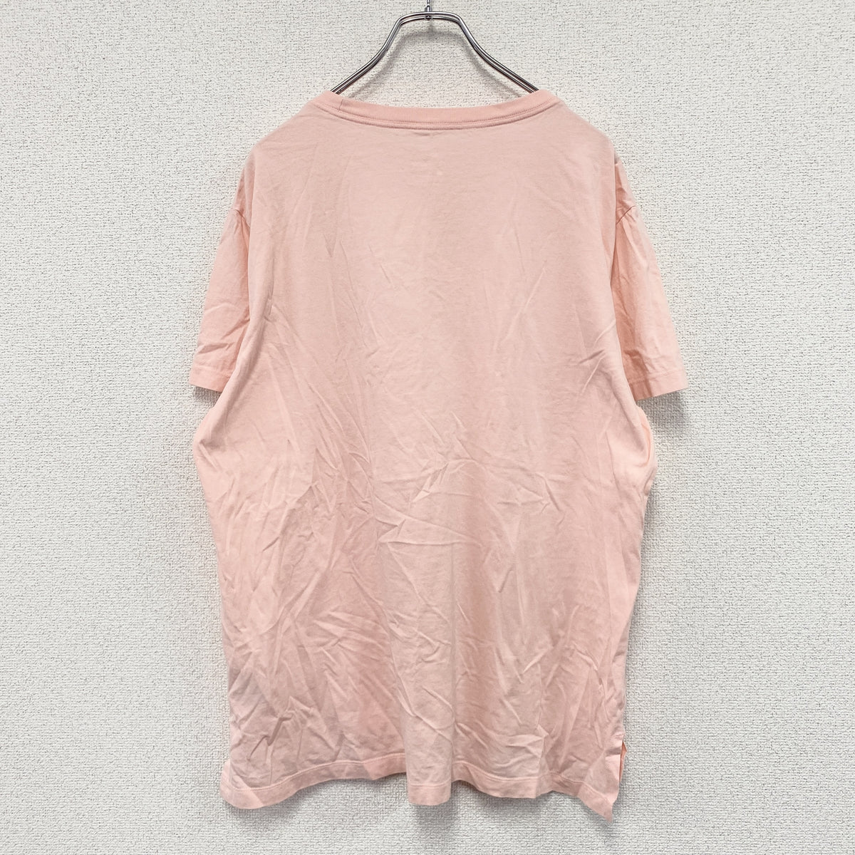 NIKE　ナイキ　半袖プリントTシャツ　デカロゴ　ピンク　XLサイズ　古着