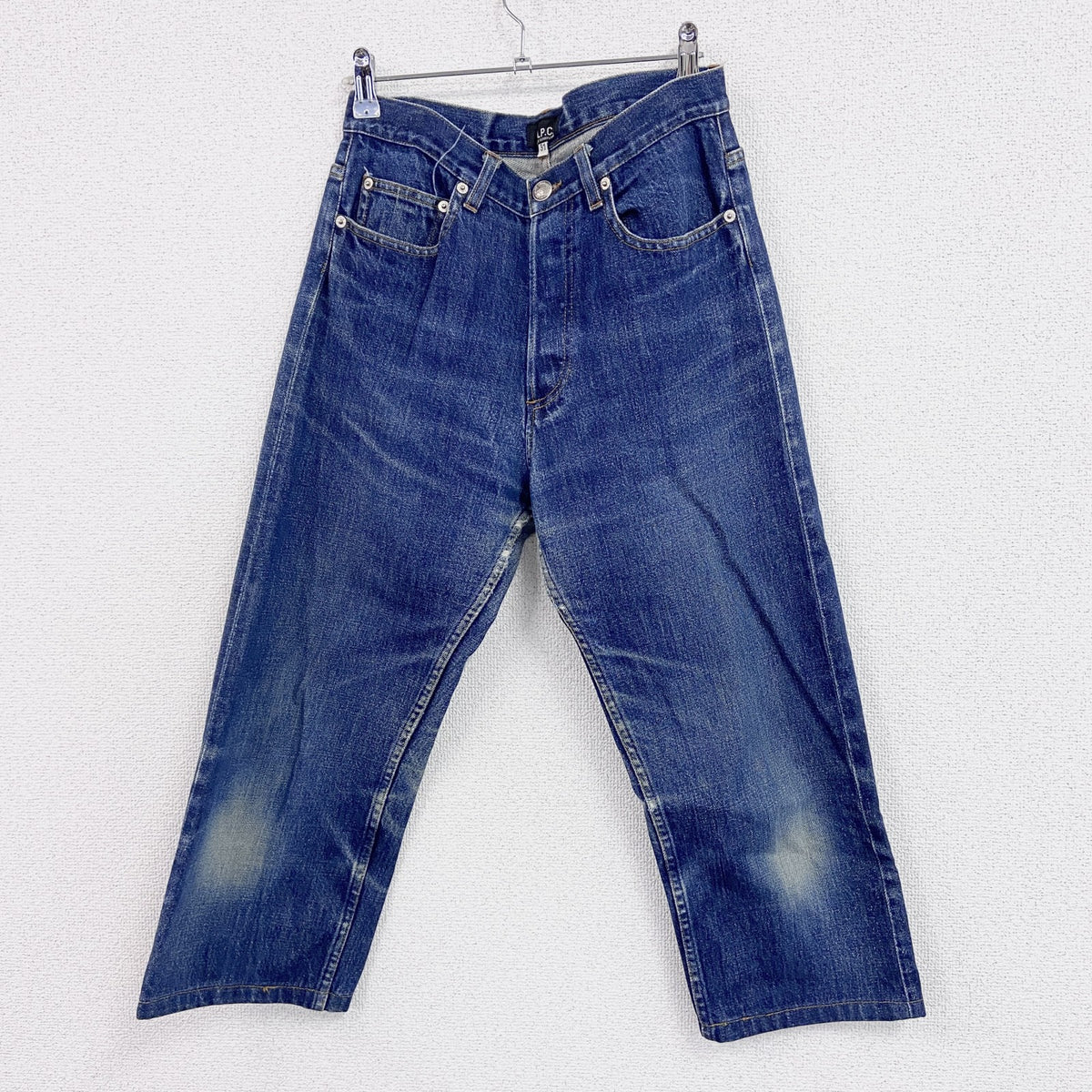 A.P.C．アーペーセー　デニムパンツ/ジーンズ　ジップフライ　縦落ち　インディゴ　31サイズ　古着
