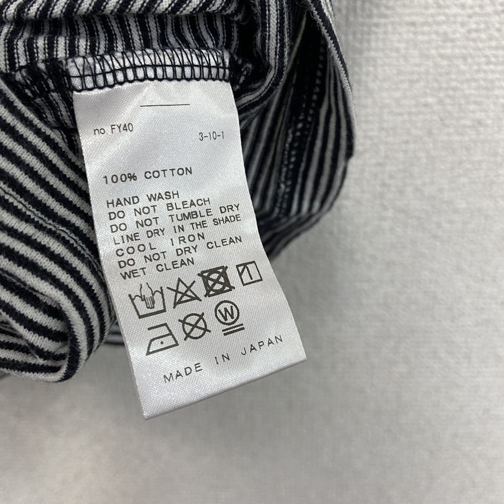SLOBE IENA　スローブイエナ　半袖Tシャツ　ボーダー　黒　ブラック　古着