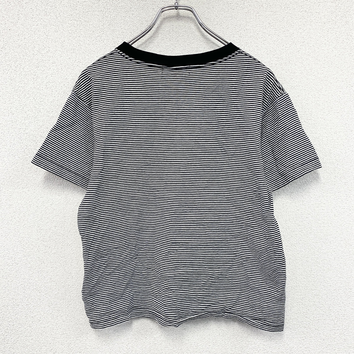 SLOBE IENA　スローブイエナ　半袖Tシャツ　ボーダー　黒　ブラック　古着