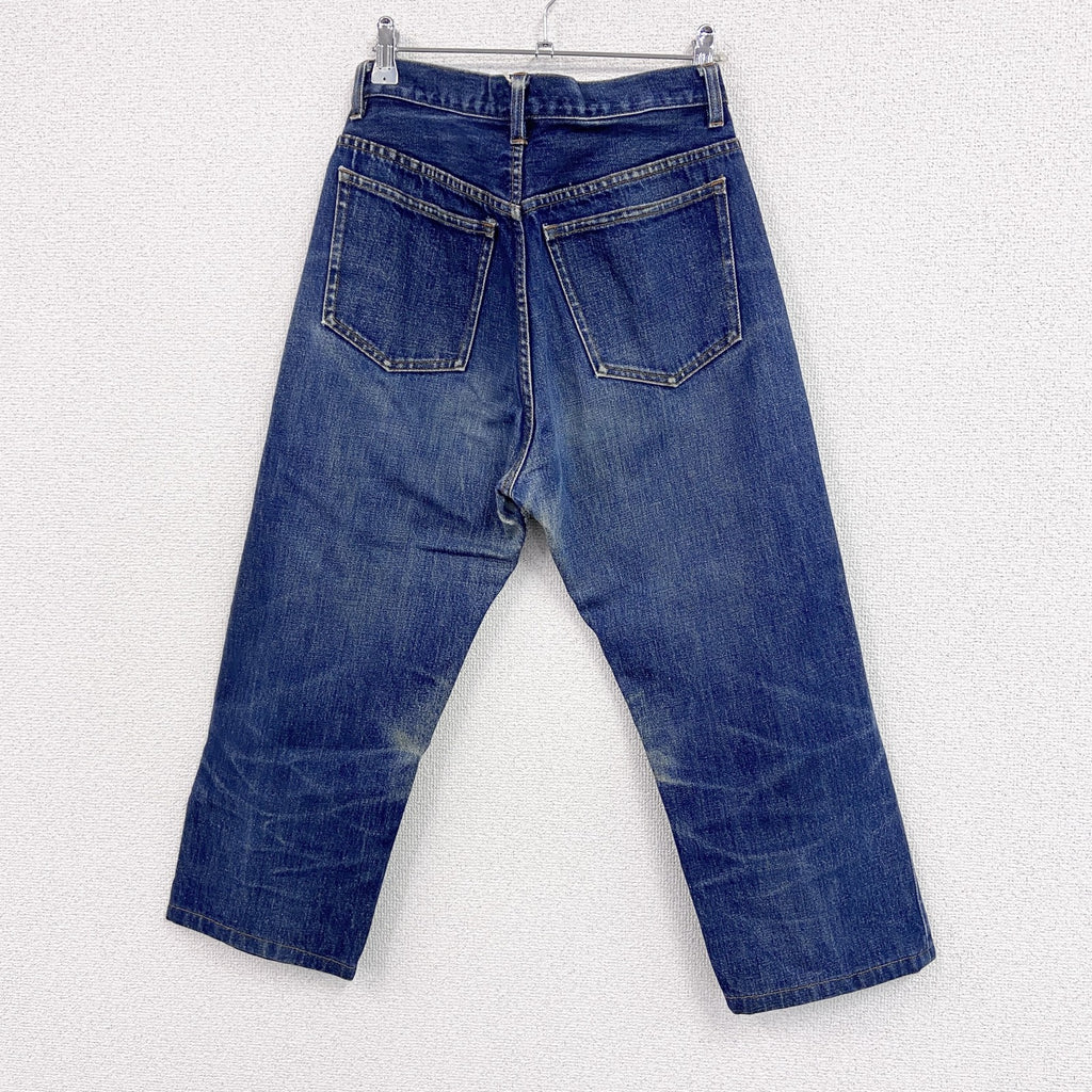A.P.C．アーペーセー　デニムパンツ/ジーンズ　ジップフライ　縦落ち　インディゴ　31サイズ　古着