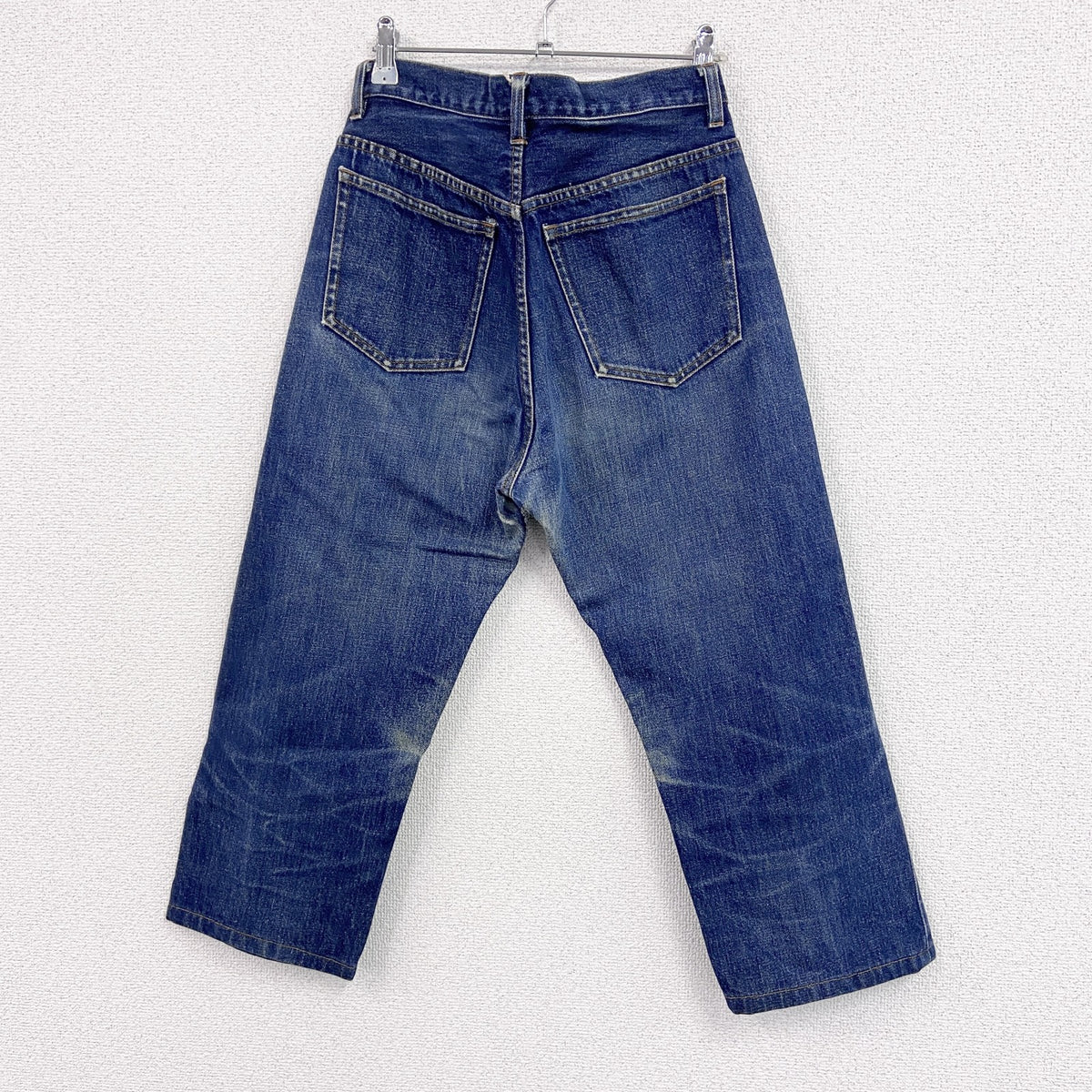 A.P.C．アーペーセー　デニムパンツ/ジーンズ　ジップフライ　縦落ち　インディゴ　31サイズ　古着