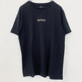 CHIPOTLE　半袖プリントTシャツ　バックプリント　クルーネック　レトロデザイン　黒　ブラック　Mサイズ　古着