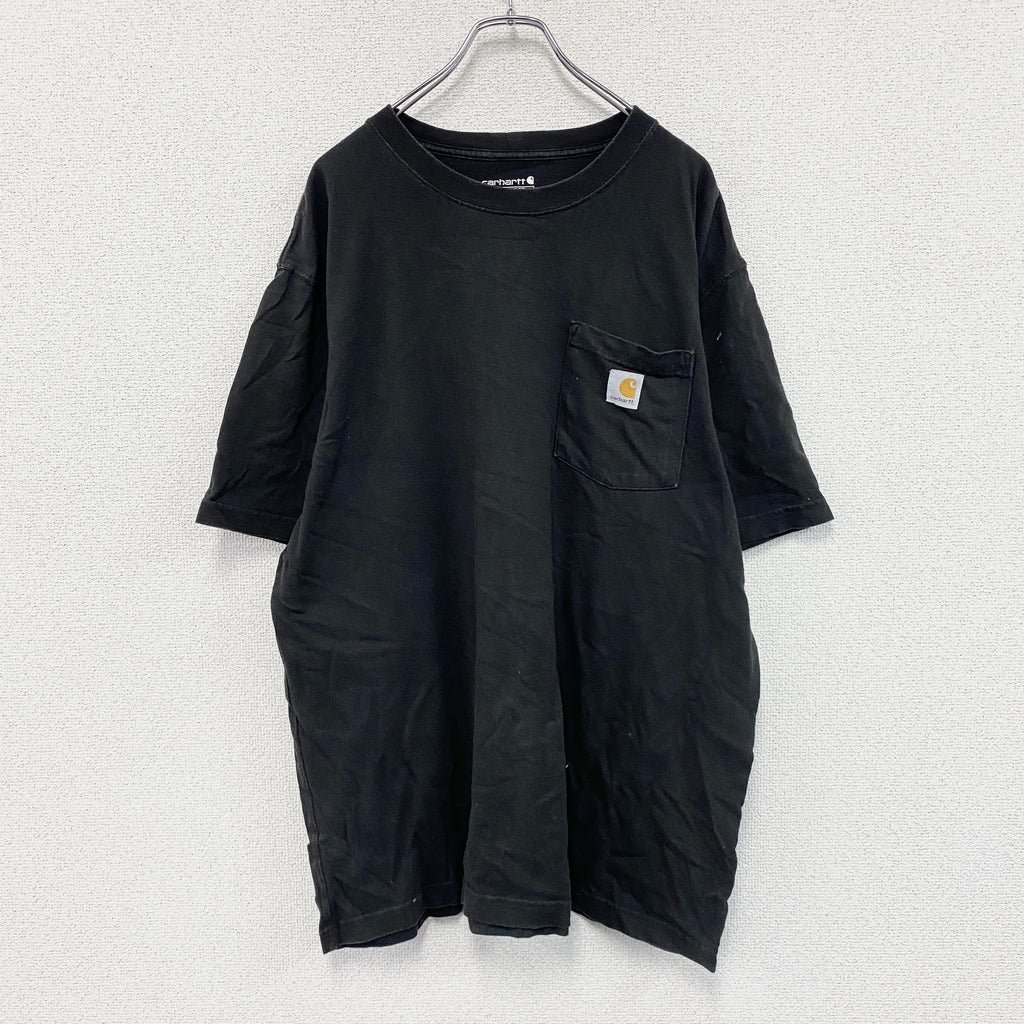 Carhartt　カーハート　半袖Tシャツ　黒　ブラック　Lサイズ　古着
