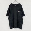Carhartt　カーハート　半袖Tシャツ　黒　ブラック　Lサイズ　古着