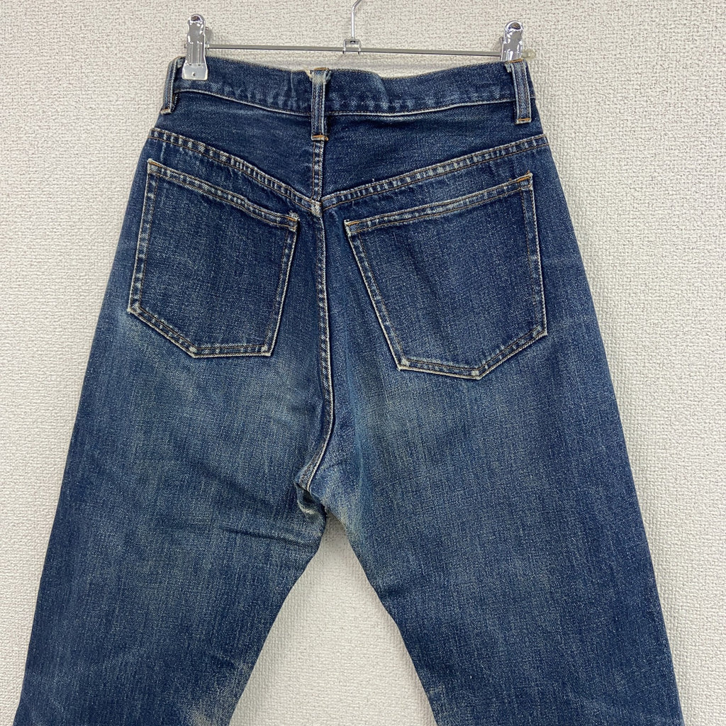 A.P.C．アーペーセー　デニムパンツ/ジーンズ　ジップフライ　縦落ち　インディゴ　31サイズ　古着