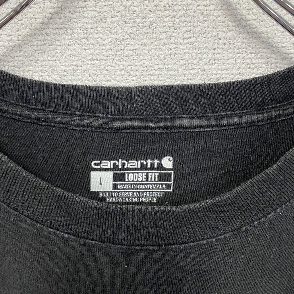 Carhartt　カーハート　半袖Tシャツ　黒　ブラック　Lサイズ　古着