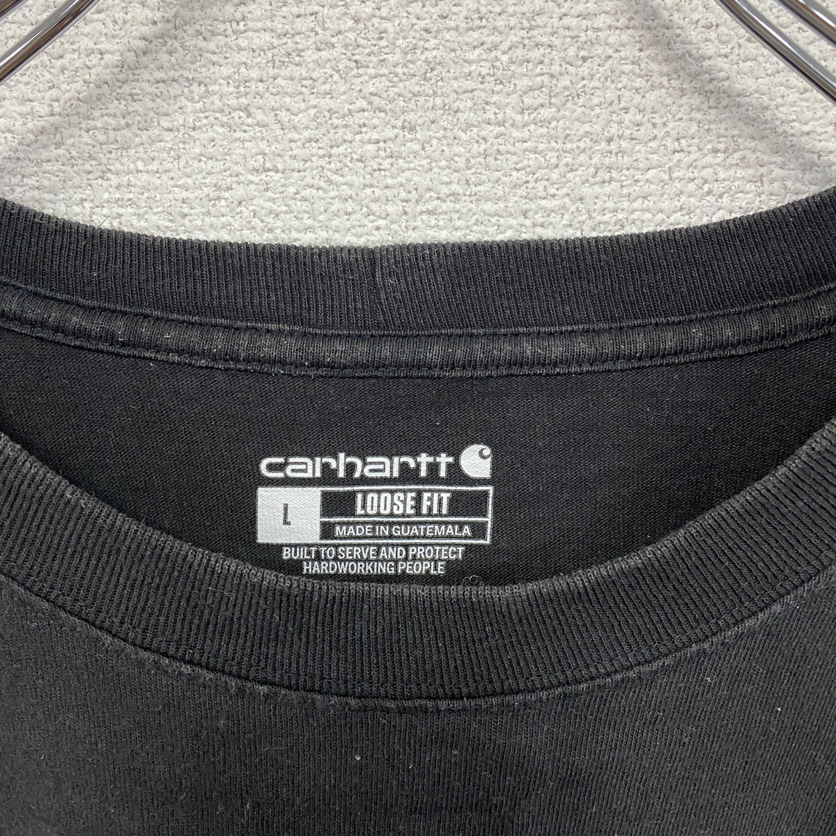 Carhartt　カーハート　半袖Tシャツ　黒　ブラック　Lサイズ　古着