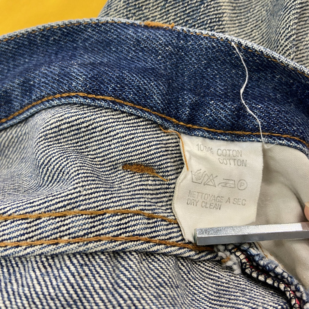 A.P.C．アーペーセー　デニムパンツ/ジーンズ　ジップフライ　縦落ち　インディゴ　31サイズ　古着