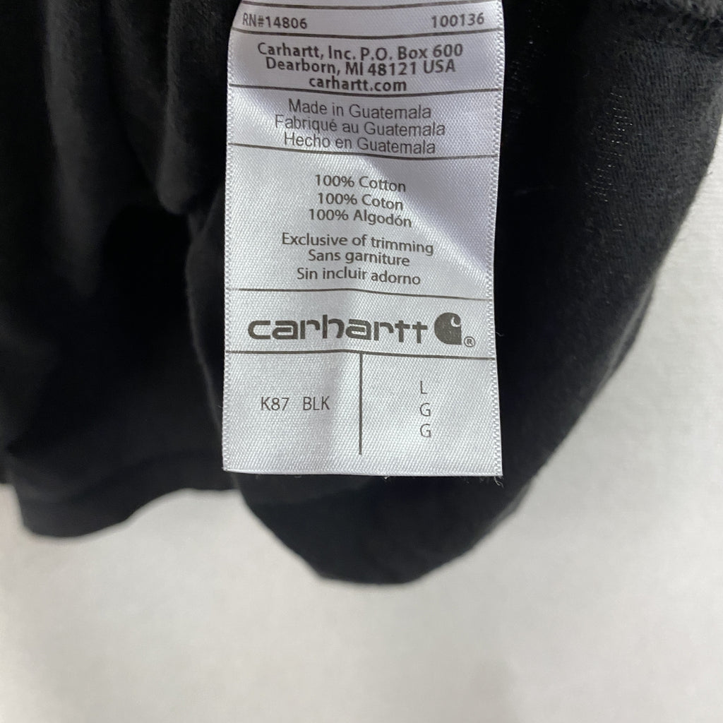 Carhartt　カーハート　半袖Tシャツ　黒　ブラック　Lサイズ　古着
