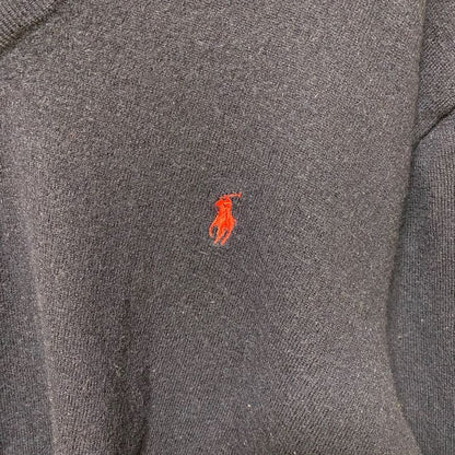 古着　used　POLO by Ralph Lauren ポロバイラルフローレン　長袖Vネックセーター　ネイビー　Mサイズ