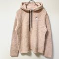 FILA フィラ　長袖フリースジャケット　フリースパーカー　ワンポイントロゴ　ピンク　Sサイズ　古着