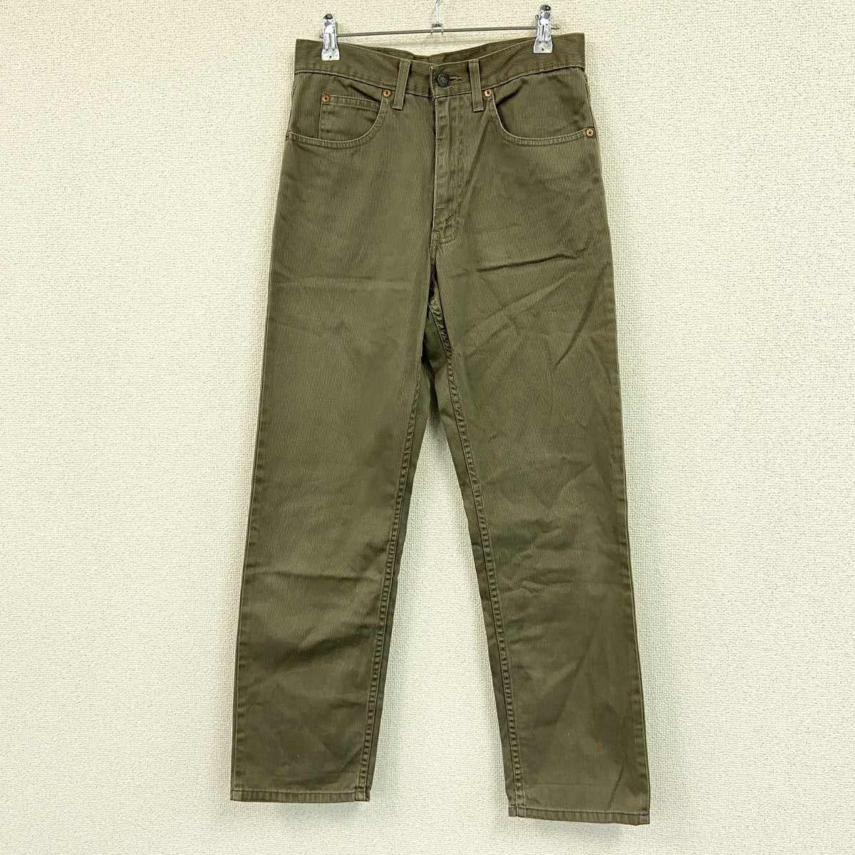 Levi's　リーバイス　513‐1129　コーデュロイパンツ　ジップフライ　アッシュブラウン　W30サイズ　古着