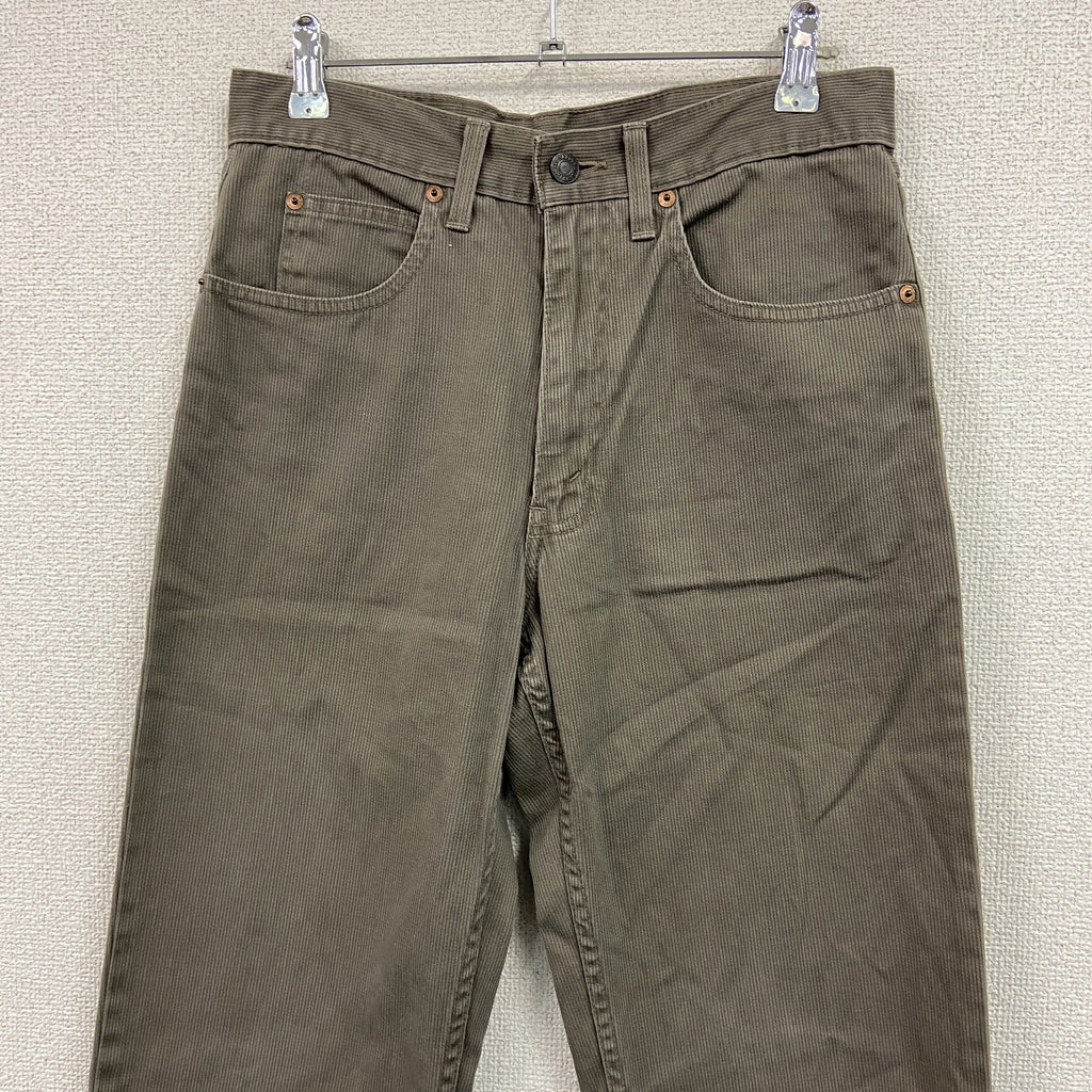 Levi's　リーバイス　513‐1129　コーデュロイパンツ　ジップフライ　アッシュブラウン　W30サイズ　古着