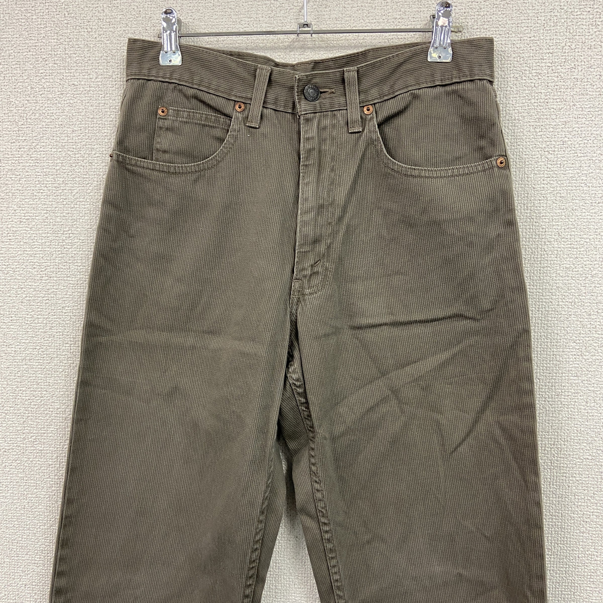 Levi's　リーバイス　513‐1129　コーデュロイパンツ　ジップフライ　アッシュブラウン　W30サイズ　古着